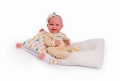 Lalka Antonio Juan  Baby Clara con saquito de soles 60354