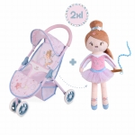 Wózek spacerówka z lalką FREYA 90251